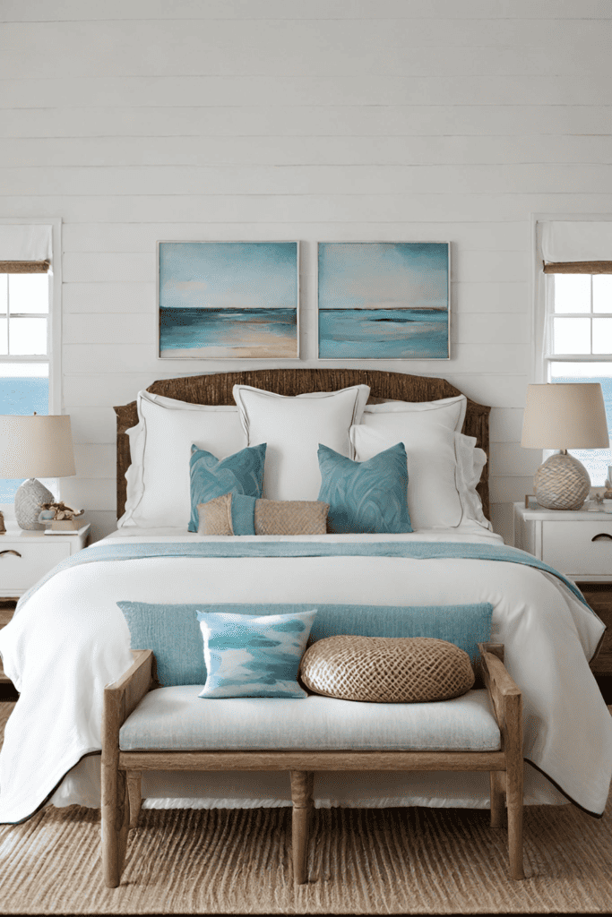 beachy bedroom