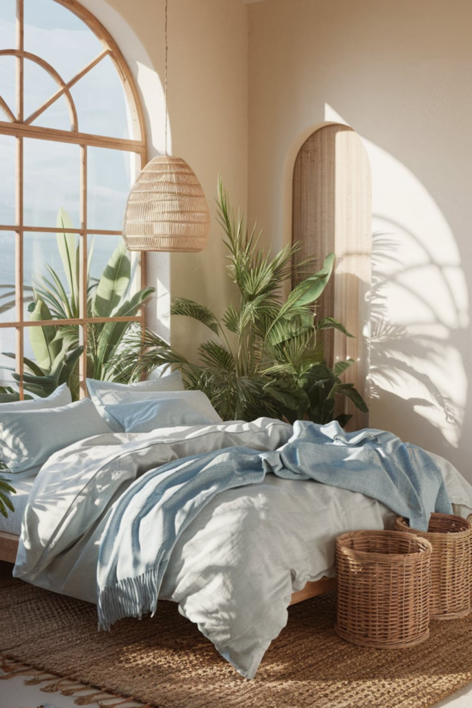 coastal bedroom aesthetic