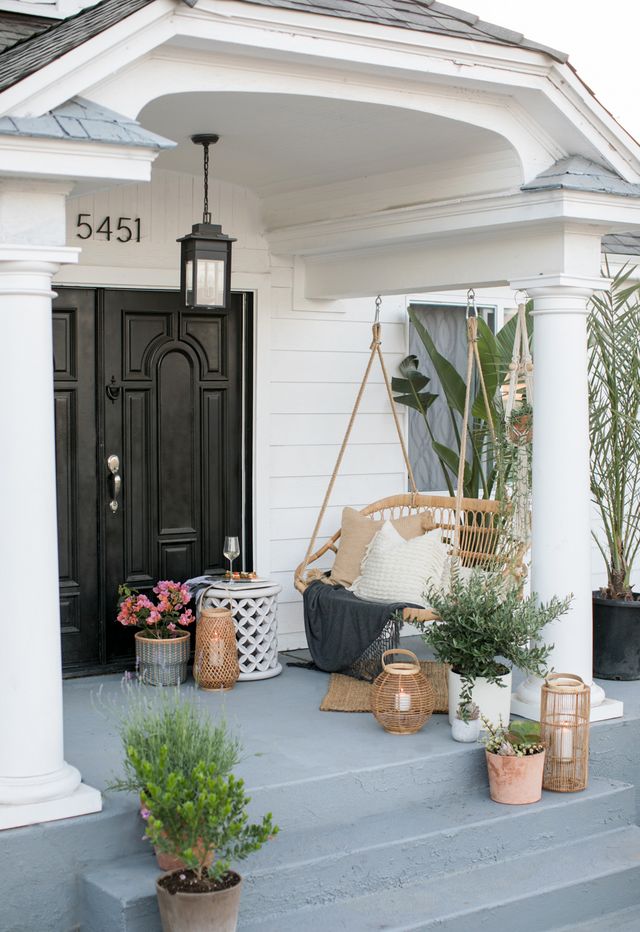 Scandinavian porch decor