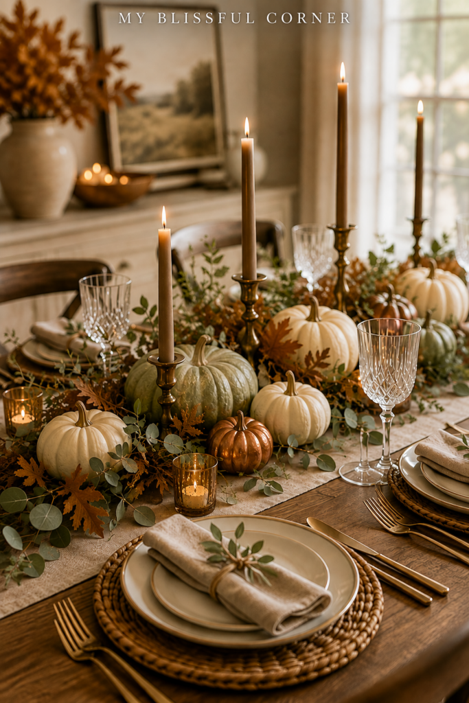 thanksgiving dinner table