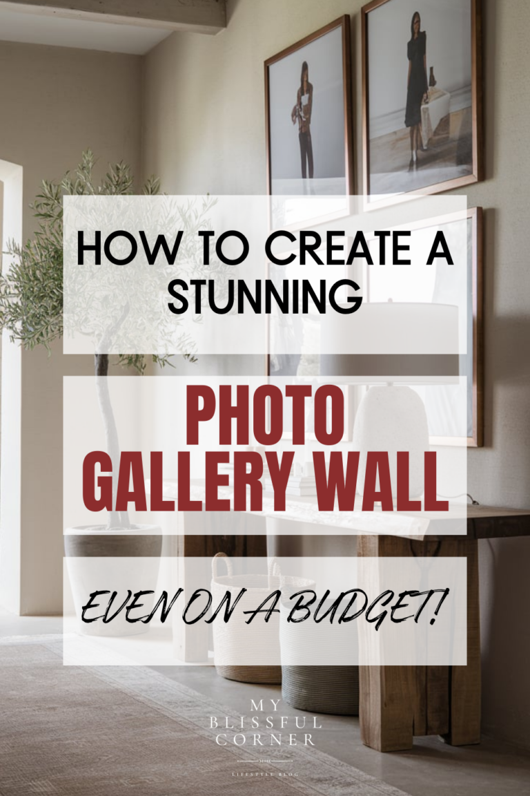 How to Design a Dreamy Photo Gallery Wall for Your Home - My Blissful ...