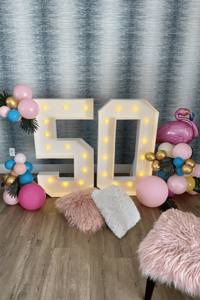 50th birthday party ideas for women