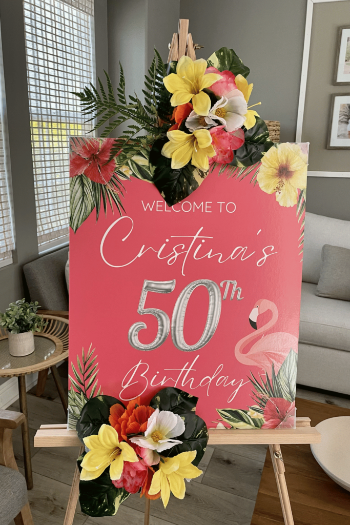 50th birthday party ideas woman