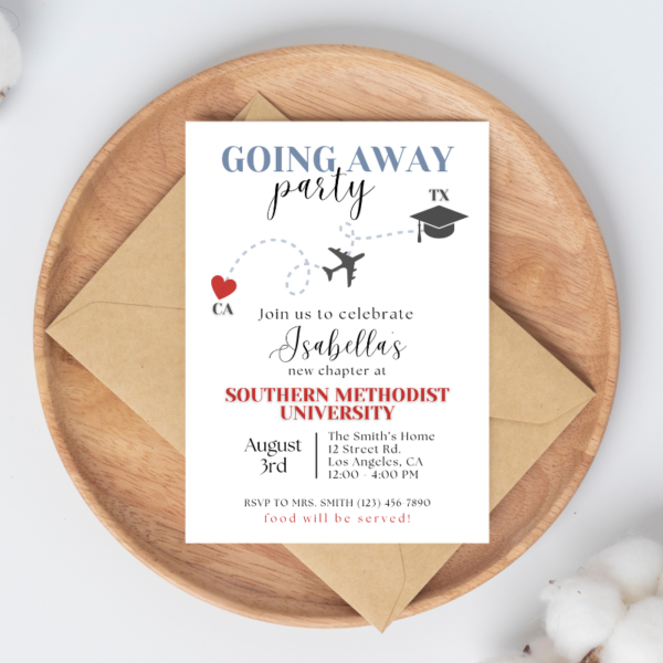 farewell party invitation