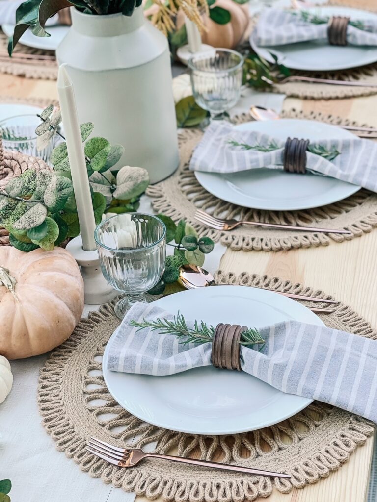 fall table decor 