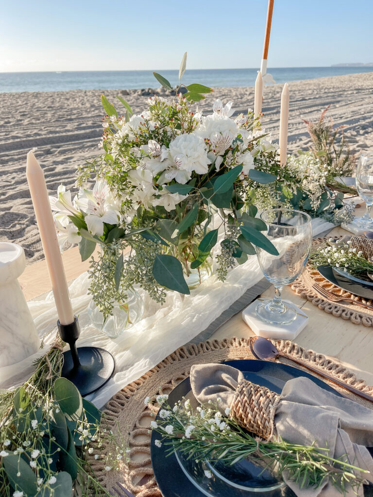 beach picnic blanket