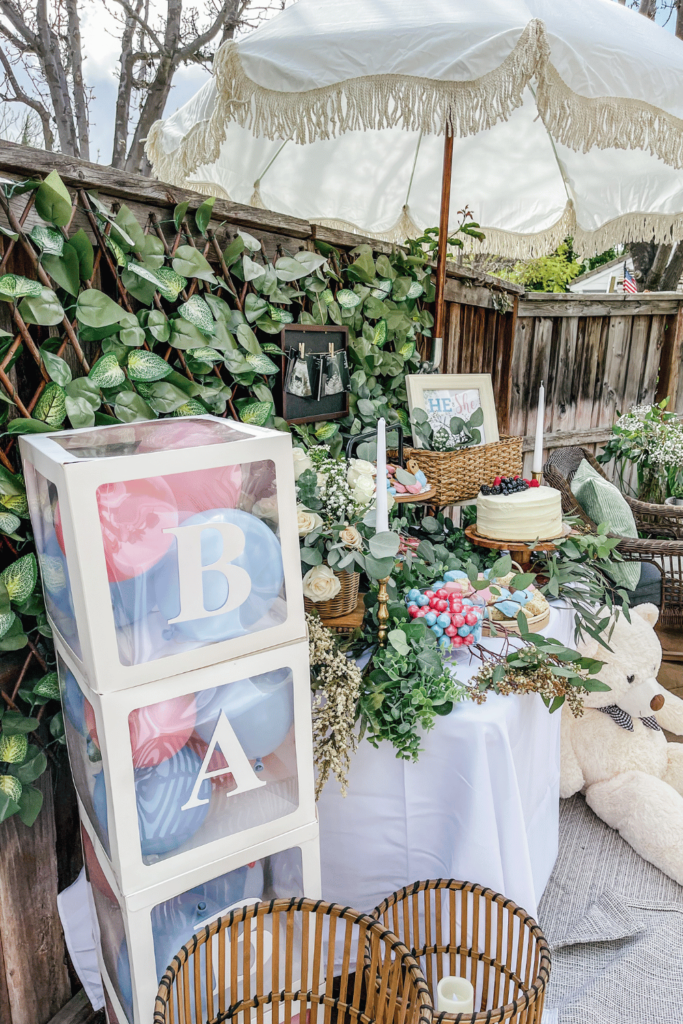 gender reveal decorations