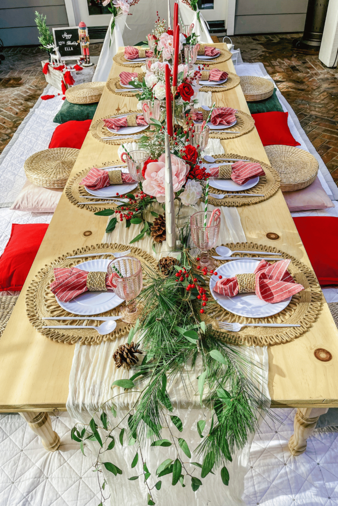 elegant Christmas party decor