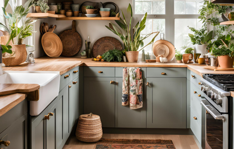 boho kitchen