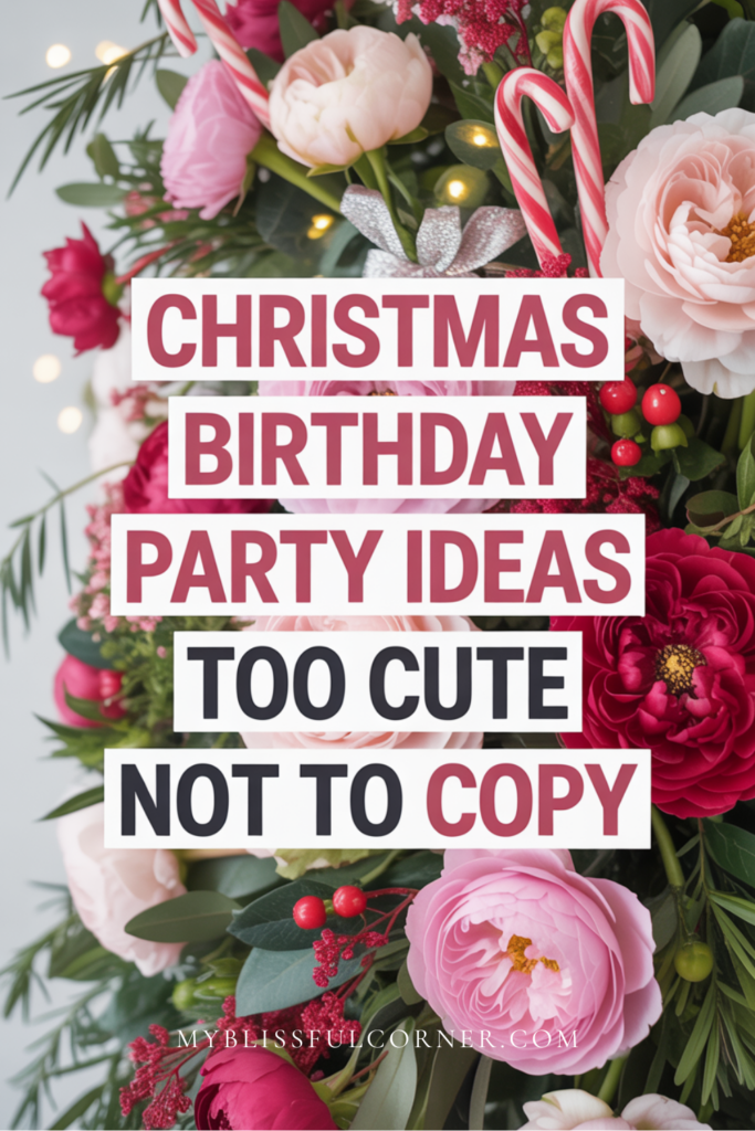christmas birthday party ideas