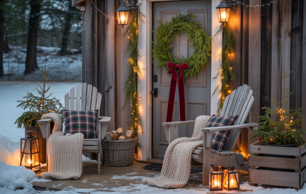 front porch christmas decorating ideas