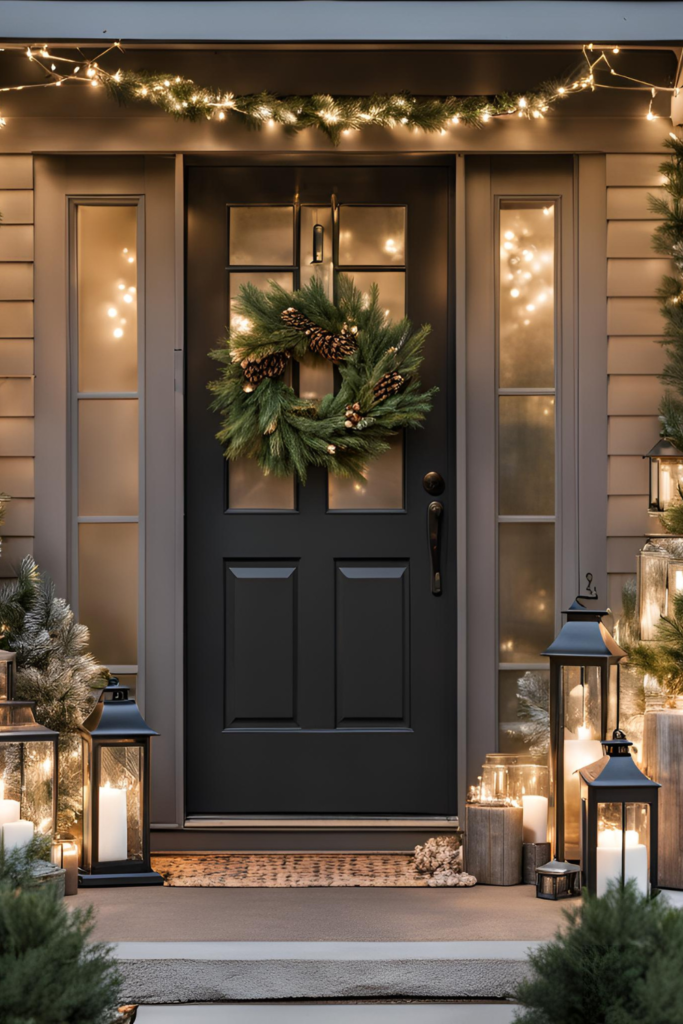 front porch christmas decorations ideas