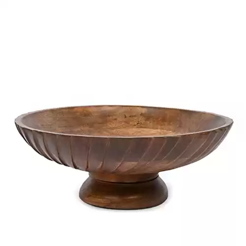 Decorative Wooden Bowl Hand Carved