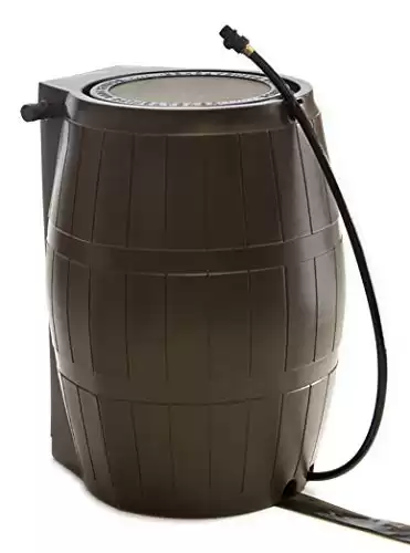 50-Gallon BPA Free Flat Back Home Rain Catcher