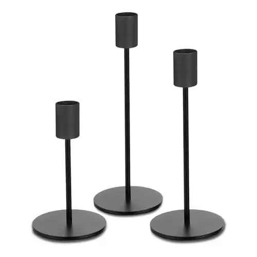 Black Candlestick Holders