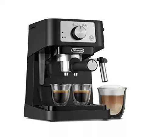 De'Longhi Stilosa Manual Espresso Machine, Latte & Cappuccino Maker