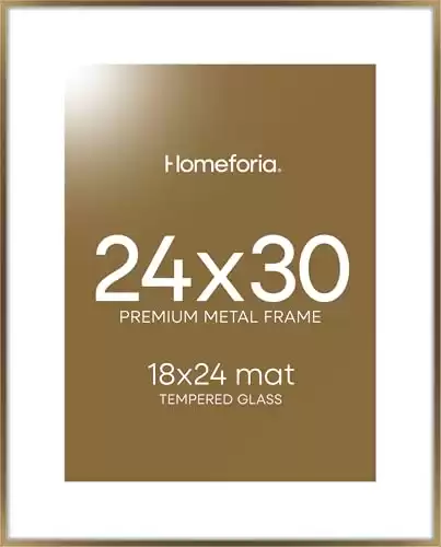 Homeforia 24x30 Picture Frame Bronze