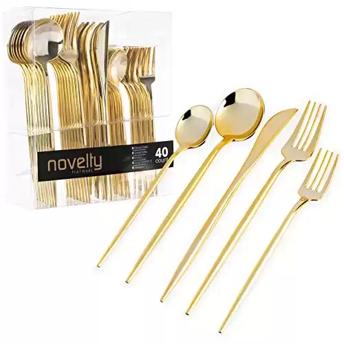 Modern Flatware Disposable Service for 8