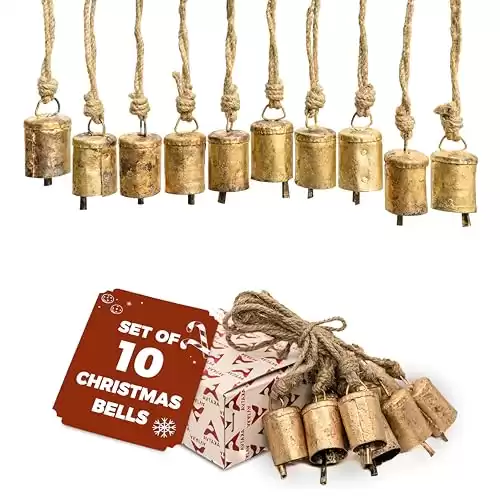 AKATVA Gold Christmas Ornaments Set