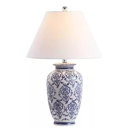 26.25" Chinoiserie Ceramic LED Table Lamp