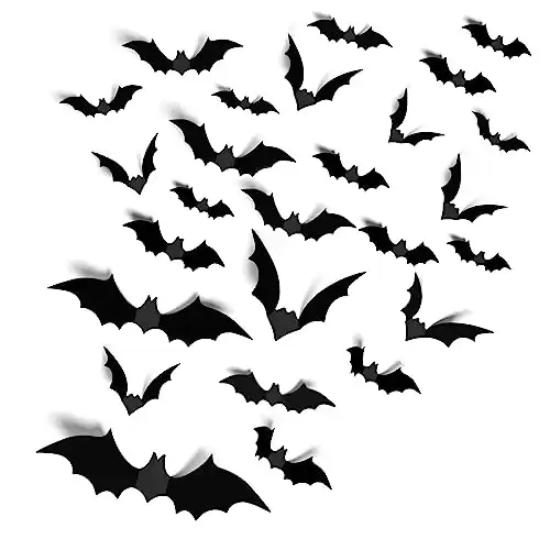 Bats Wall Decor 140PCS