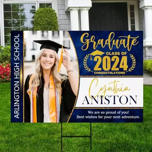 Personalized Graduation Yard Sign