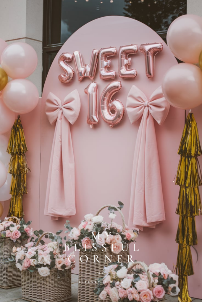 cute sweet 16 party decorations