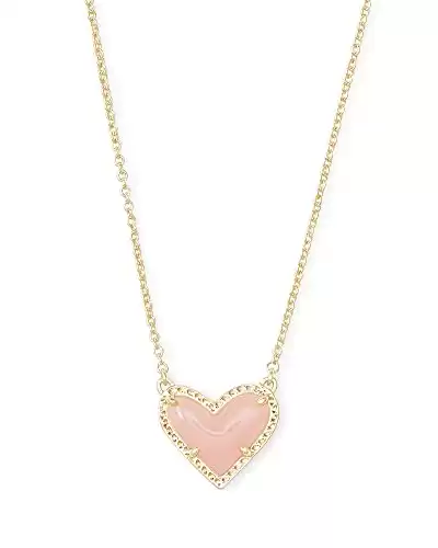 Kendra Scott Ari Heart Short Pendant Necklace in 14k Gold-Plated Brass