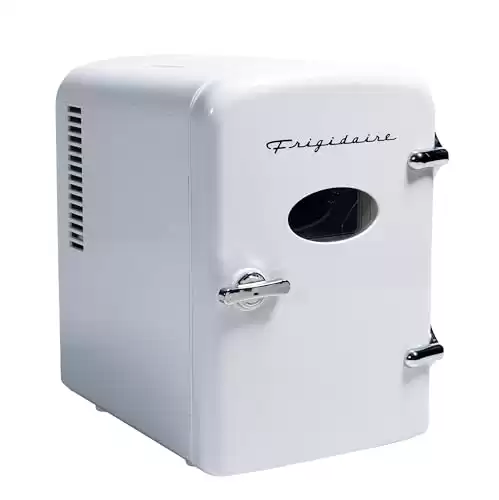 White Mini Personal Fridge Cooler