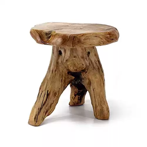 Tree Stump Stool Live Edge