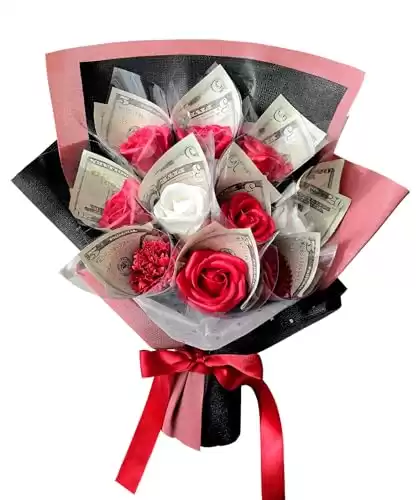 Ribbonbonbox Money Flower Bouquet - Ar