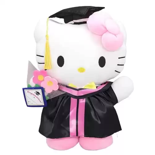 2025 Graduation Plush, 10" Cute Hello Kitty