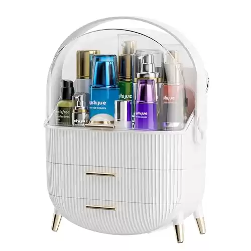 Egg Shape(Oval) Makeup Storage Box