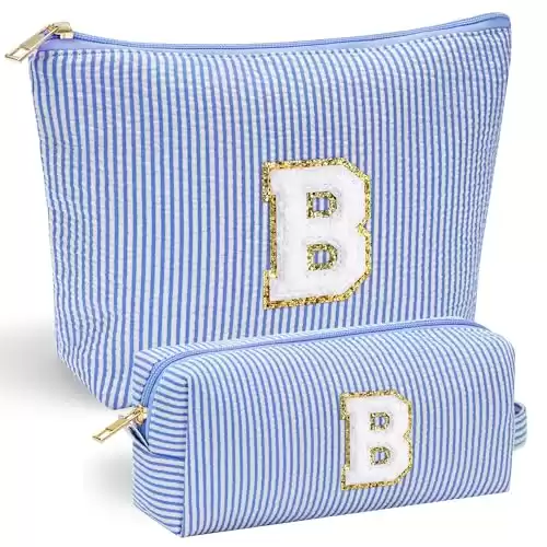 Monogram Personalized Makeup Bag