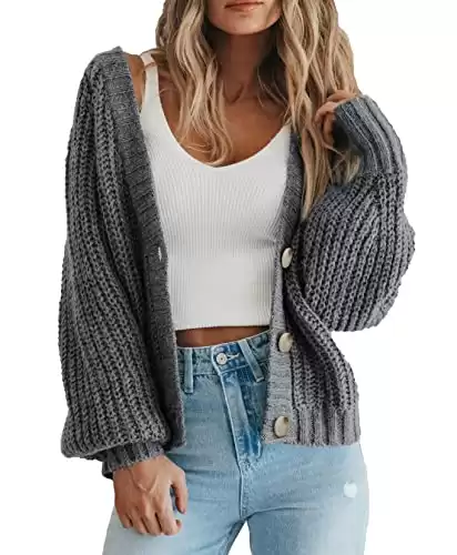 Women's Short Cardigan Sweater