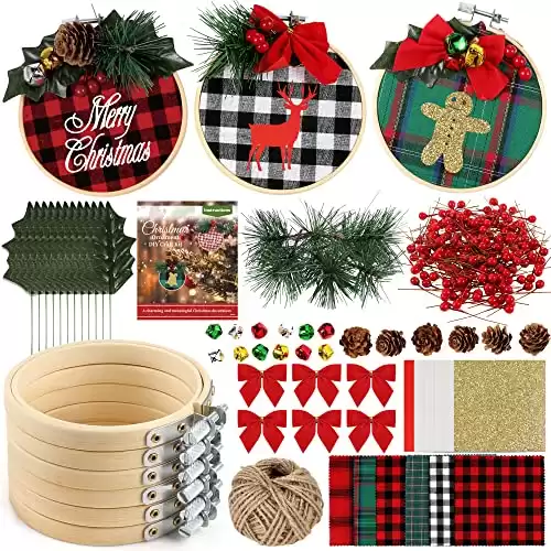 6 Pack of Christmas Ornament DIY Craft Kit