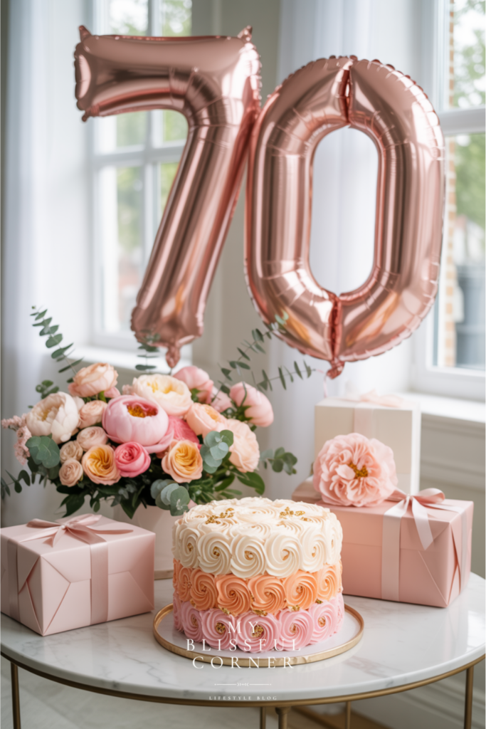 70th birthday ideas for mom