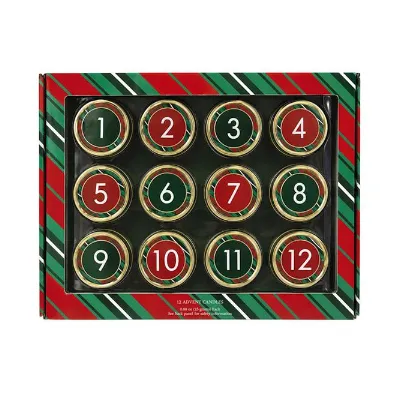 Candle countdown gift box