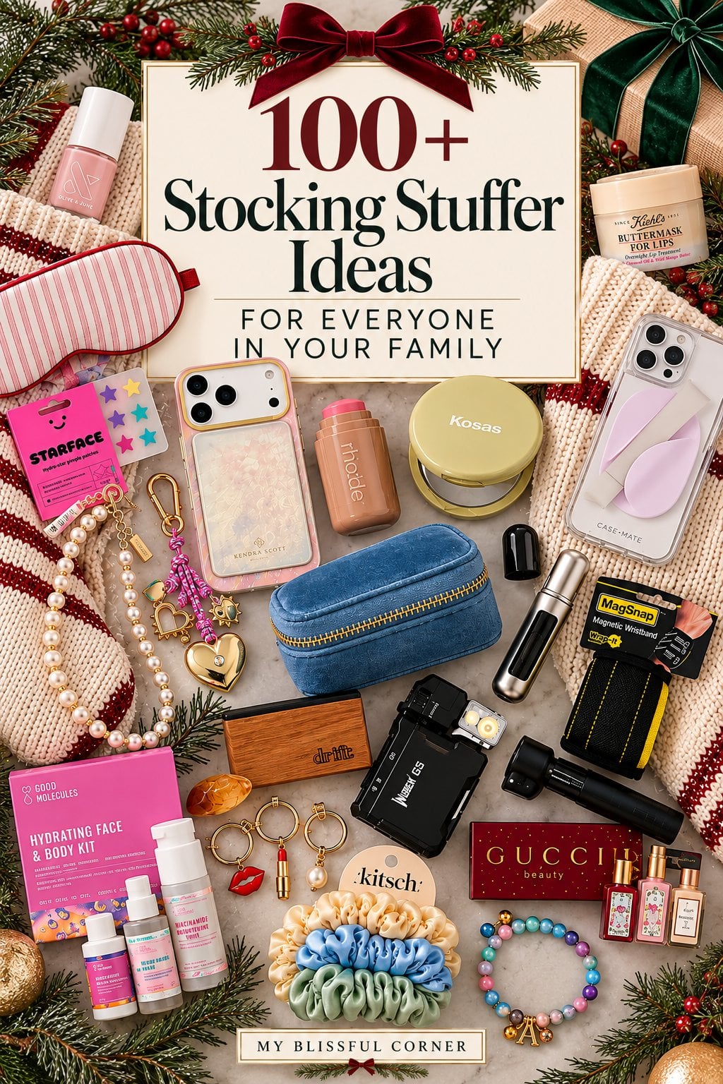100+ stocking stuffer ideas for women, men, teens and kids, including beauty minis, phone accessories and gadgets